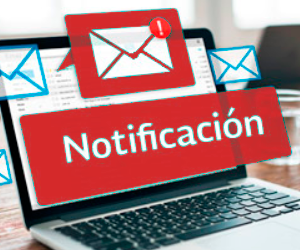 Cédula notificación electrónica